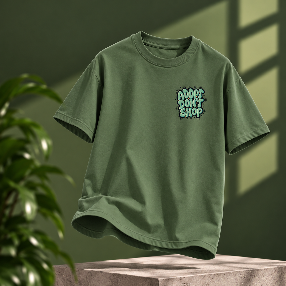 Adopt Dont Shop Oversized