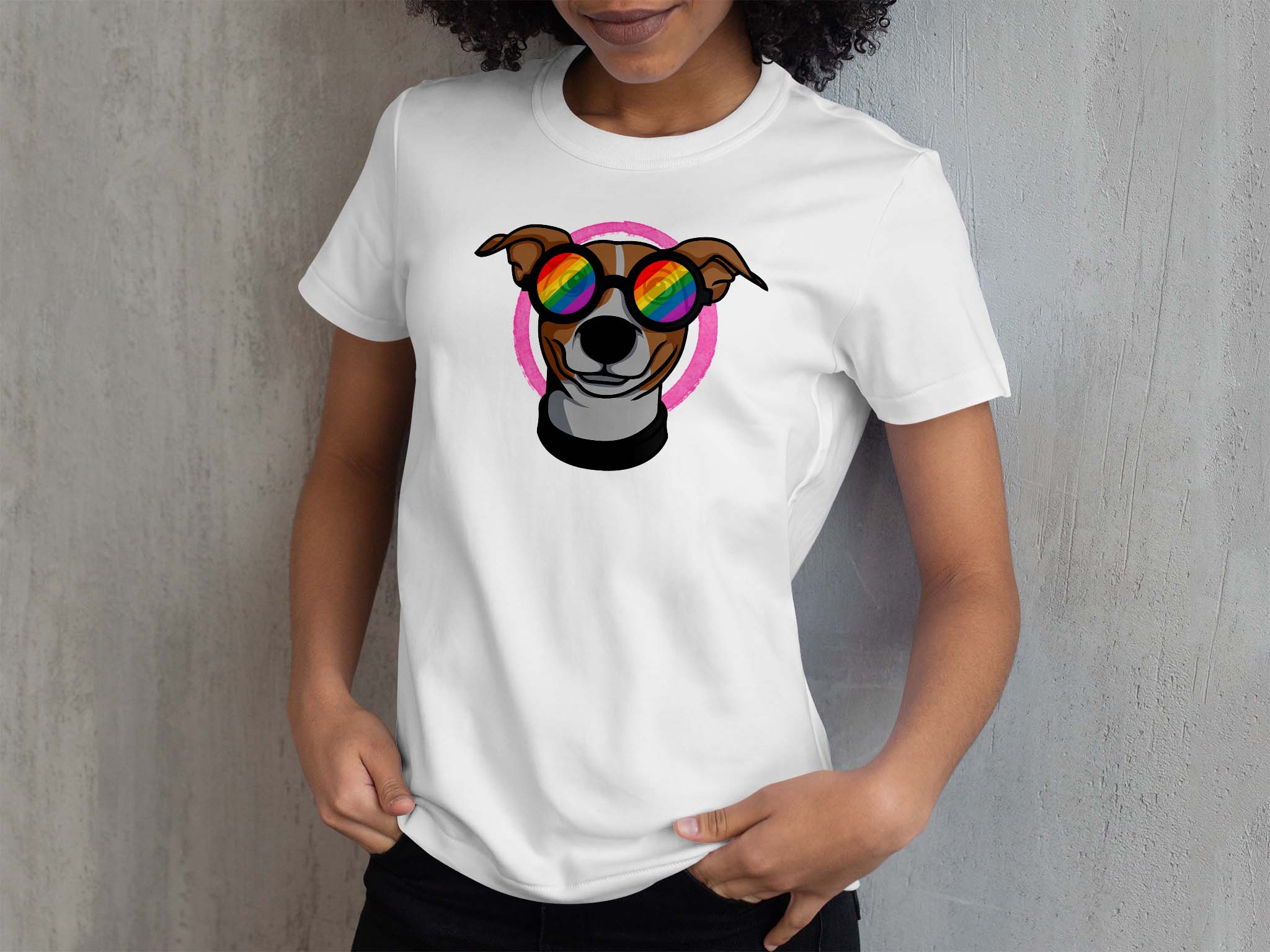 Rainbow Dog